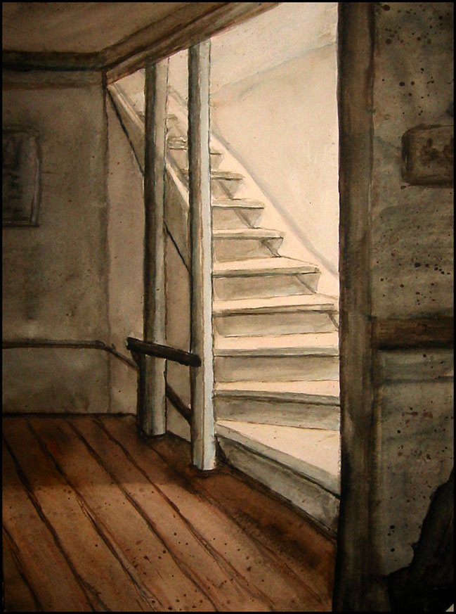 Stairs to Rooftop