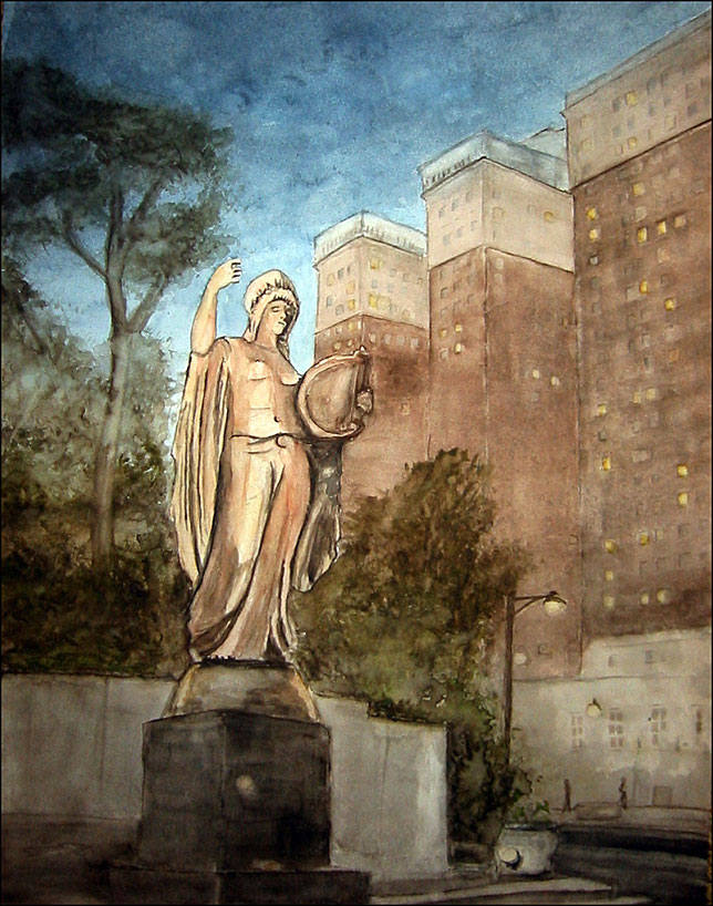 Statue in Grant Park